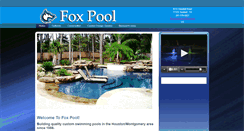 Desktop Screenshot of foxpoolconstruction.com